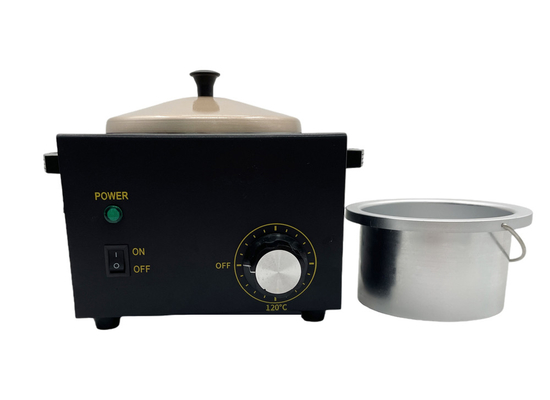 PORCELANA Calentador de cera de 2 libras 2 libras calentador de cera de metal eléctrico para salón de belleza 500cc calentador de cera negro fundido para hombre USA proveedor