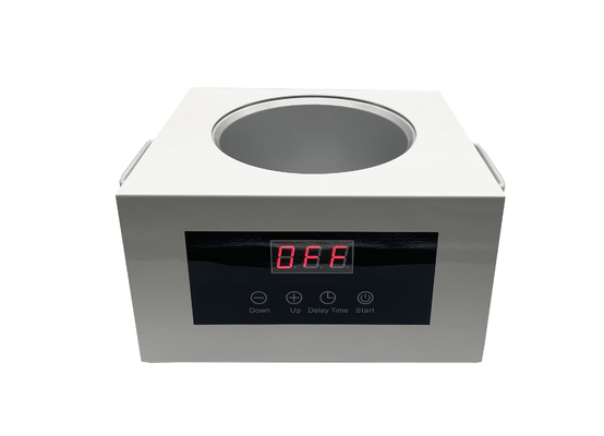 PORCELANA Calentador de cera LCD XL 5.5LB grande de metal con calentador de cera LCD de 2500 ml de capacidad 2.5L tiempo de retardo CALENTADOR DE CERA GRANDE proveedor