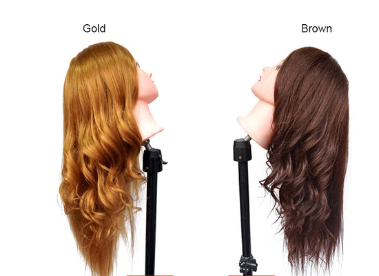 Mujer profesional 100% cabello humano maniquíes cabeza maniquíes cabeza para estudiantes principiantes proveedor