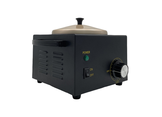 Calentador de cera de 2 libras 2 libras calentador de cera de metal eléctrico para salón de belleza 500cc calentador de cera negro fundido para hombre USA proveedor