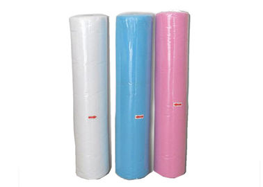 Rollo de cama desechable no tejido con orificio para la cabeza, rollo de cama de buena calidad proveedor