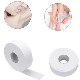 Tiras de cera depilatoria desechables no tejidas al por mayor, tiras de cera depilatoria desechables de alta calidad spunlace para depilación proveedor