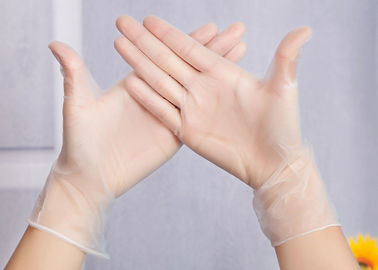 Guantes desechables de PVC con puntos  Guantes protectores/cuidado para tinte de cabello, salón de belleza, vinilo/PVC proveedor