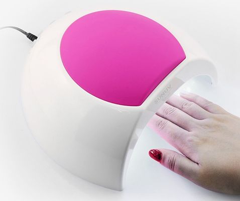 Secadora de esmalte de uñas de gel con modo de calor bajo único, luz solar, máquina LED para uñas de gel, 365+405nm proveedor