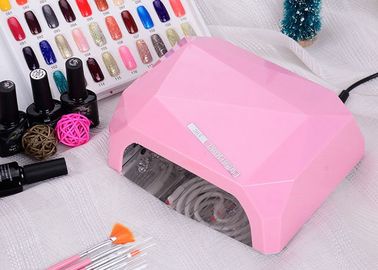 Lámpara de uñas LED UV CCFL LED Doble Mano Forma de Diamante Rojo Con Protección Ambiental proveedor