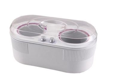 Calentador de cera depilatoria de doble olla, máquina de calentamiento de cera de parafina digital caliente de 300w proveedor
