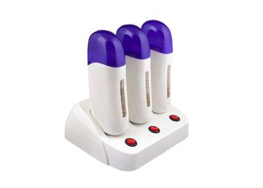 Calentador de cera depilatoria de triple rollo, depilación de pelo en rollo Caron, pequeño calentador de cera. proveedor
