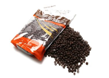 Sabor negro Cera dura depilación frijoles película caliente 300g frijoles de cera personalizados en lata proveedor