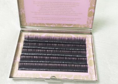 Pestañas Postizas Individuales J B C D Curl Extensiones de Pestañas Reales Longitud Injerto de Pestañas proveedor