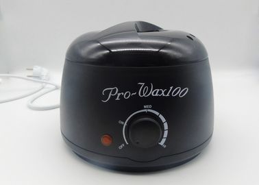 Calentador de cera negro mate de 150w / calentador de cera de 400 - 500ml para salón de belleza de spa proveedor