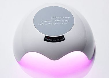 Lámpara de luz de uñas de alta potencia sin cables de luz de gel secador de uñas rojo LED de luz de uñas de 365nm proveedor