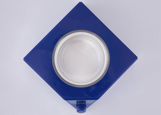 2020 fabricante profesional de cera caliente dura granos de cera azul cuadrado calentador de cera de forma especial personalizada 500cc digita proveedor