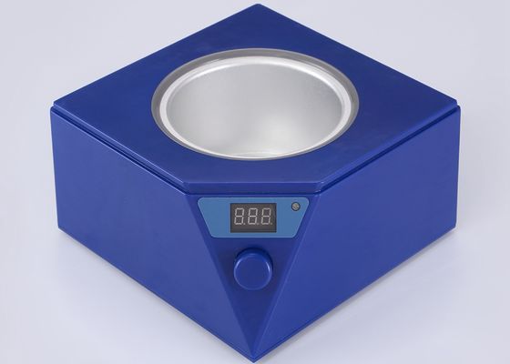 2020 fabricante profesional de cera caliente dura granos de cera azul cuadrado calentador de cera de forma especial personalizada 500cc digita proveedor