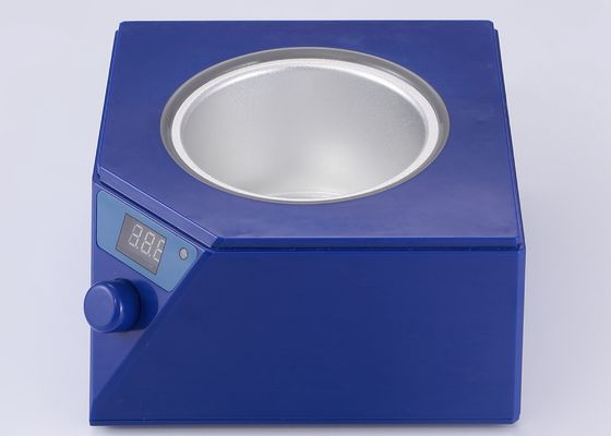 2020 fabricante profesional de cera caliente dura granos de cera azul cuadrado calentador de cera de forma especial personalizada 500cc digita proveedor