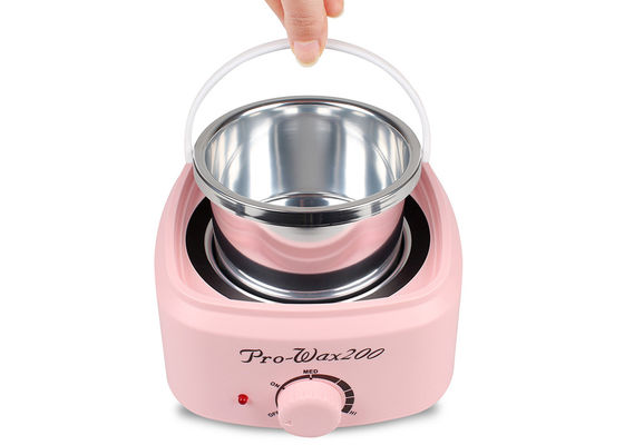 Máquina de depilación rosa de 500cc cera caliente dura calefactor de cera para depilatorio máquina de cera de 500ml proveedor