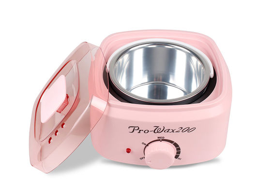 Máquina de depilación rosa de 500cc cera caliente dura calefactor de cera para depilatorio máquina de cera de 500ml proveedor