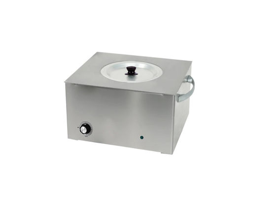 Calentador de cera de acero inoxidable de 5.5 libras, 2.5 L, grande, con asa, calentador de cera de acero de 5 libras, 2500 ml USD proveedor