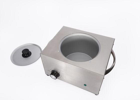 Calentador de cera de acero inoxidable de 5.5 libras, 2.5 L, grande, con asa, calentador de cera de acero de 5 libras, 2500 ml USD proveedor