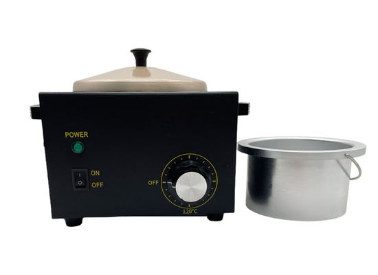 Calentador de cera de 2 libras 2 libras calentador de cera de metal eléctrico para salón de belleza 500cc calentador de cera negro fundido para hombre USA